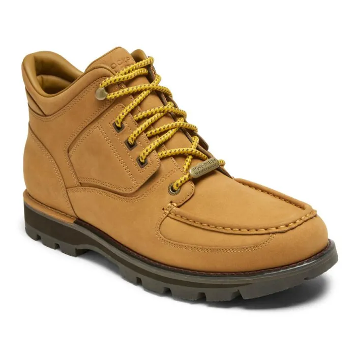 Men Rockport Boots XCS Umbwe II Waterproof Moc Front Trail Boot Wheat Nbk