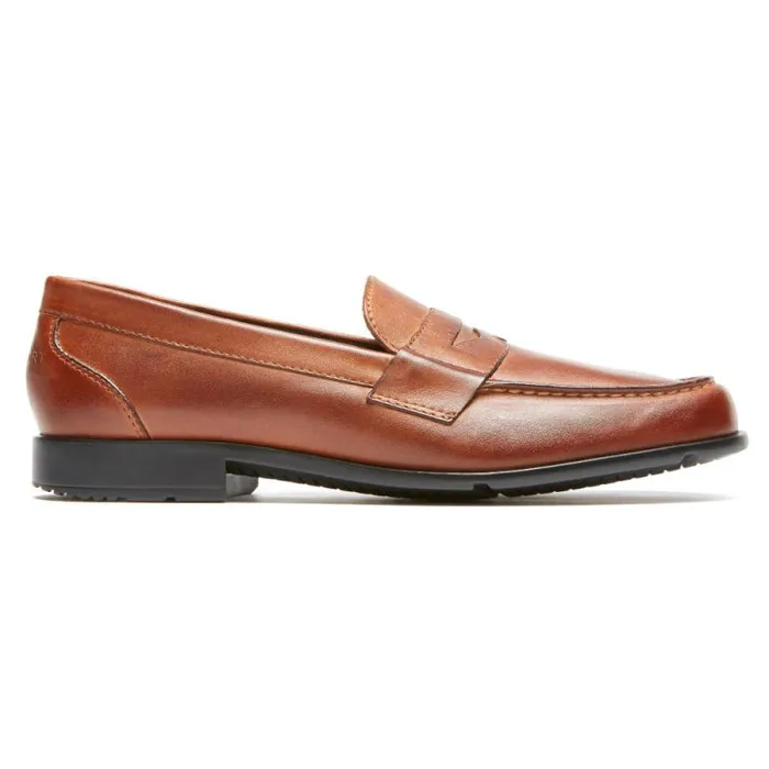 Men Rockport Loafers and SlipOns Classic Penny Loafer Cognac