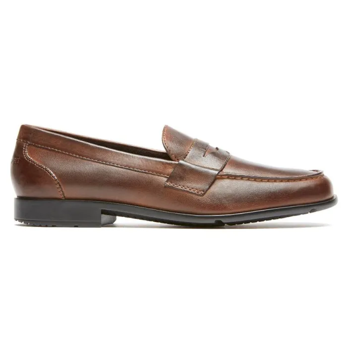 Men Rockport Loafers and SlipOns Classic Penny Loafer Dark Brown