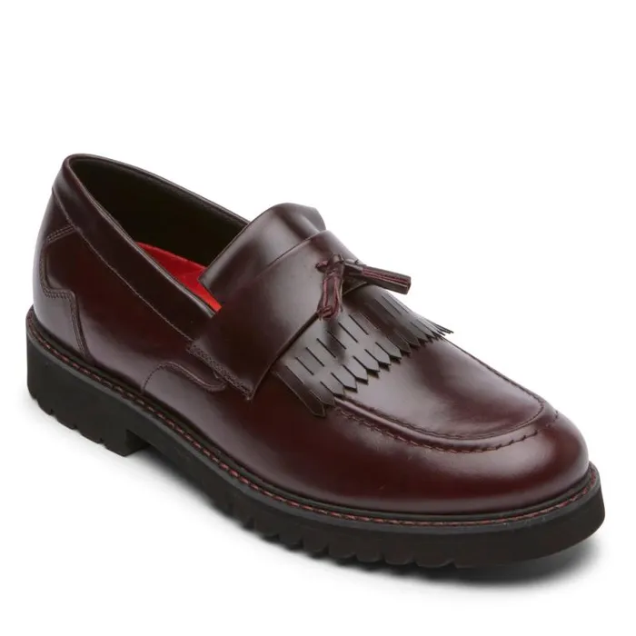 Men Rockport Loafers and SlipOns Maverick Tassel Burgundy