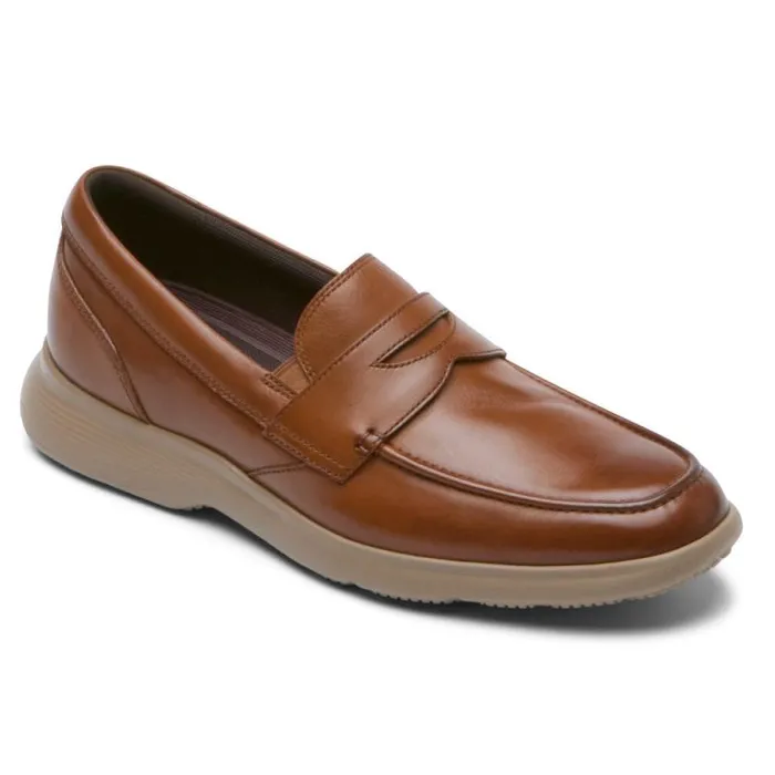 Men Rockport Loafers and SlipOns TruFLEX DresSports Penny Loafer British Tan