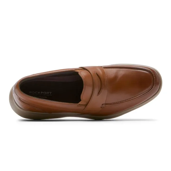 Men Rockport Loafers and SlipOns TruFLEX DresSports Penny Loafer British Tan