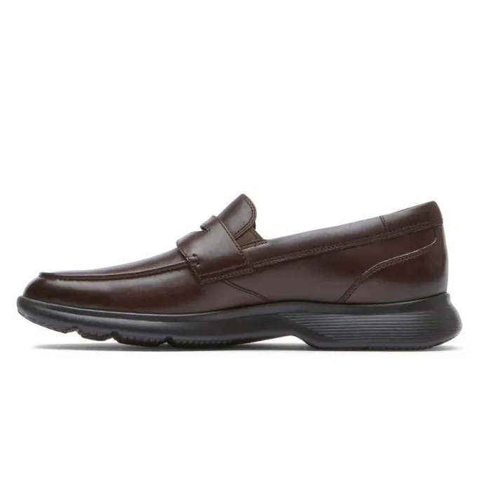 Men Rockport Loafers and SlipOns TruFLEX DresSports Penny Loafer Dark Brown