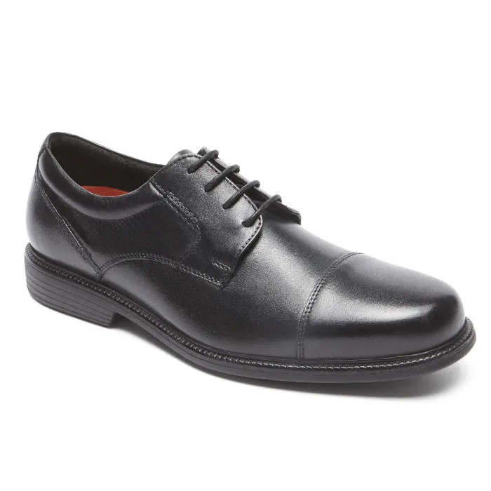 Men Rockport Oxfords and LaceUps Charles Road Cap Toe Oxford Black
