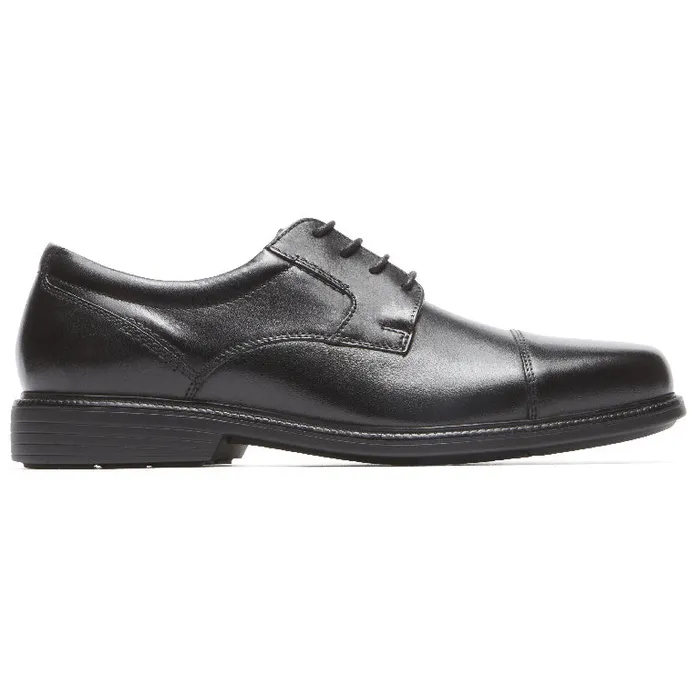 Men Rockport Oxfords and LaceUps Charles Road Cap Toe Oxford Black