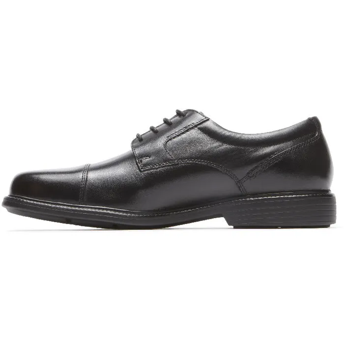Men Rockport Oxfords and LaceUps Charles Road Cap Toe Oxford Black