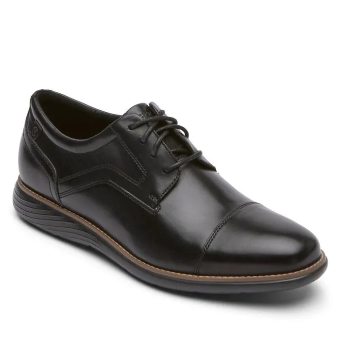 Men Rockport Oxfords and LaceUps Garett Cap Toe Oxford Black 2