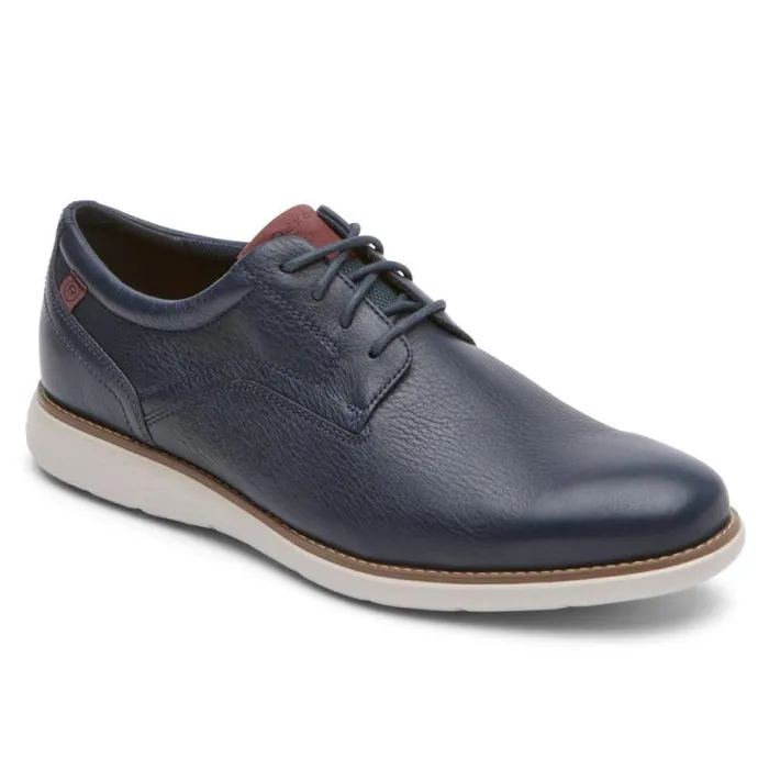Men Rockport Oxfords and LaceUps Garett Plain Toe Oxford New Dress Blues