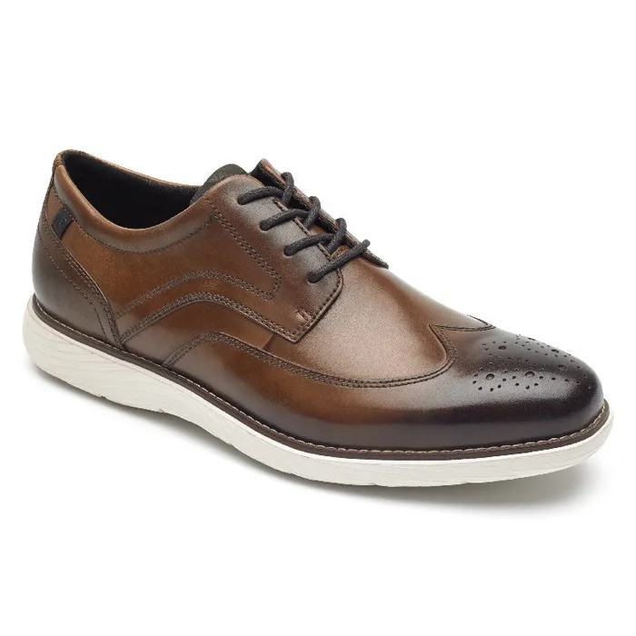 Men Rockport Oxfords and LaceUps Garett Wing Tip Oxford Cognac