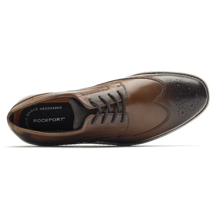 Men Rockport Oxfords and LaceUps Garett Wing Tip Oxford Cognac