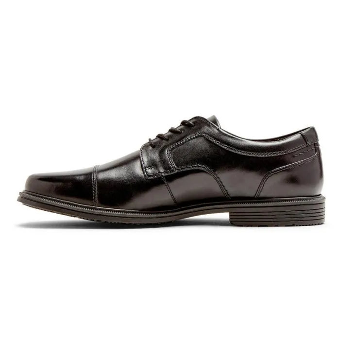 Men Rockport Oxfords and LaceUps Robinsyn Waterproof Cap Toe Oxford Black