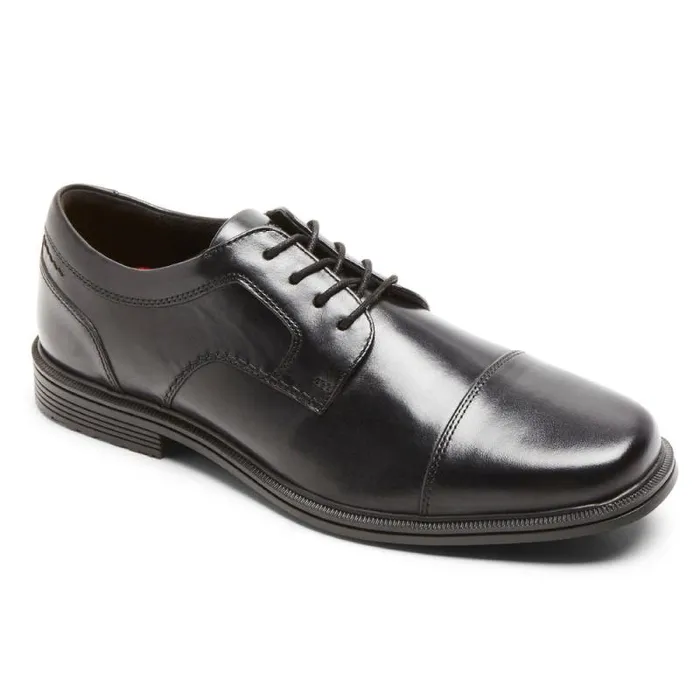 Men Rockport Oxfords and LaceUps Taylor Waterproof Cap Toe Oxford Black