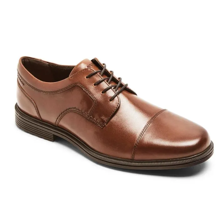 Men Rockport Oxfords and LaceUps Taylor Waterproof Cap Toe Oxford Tan