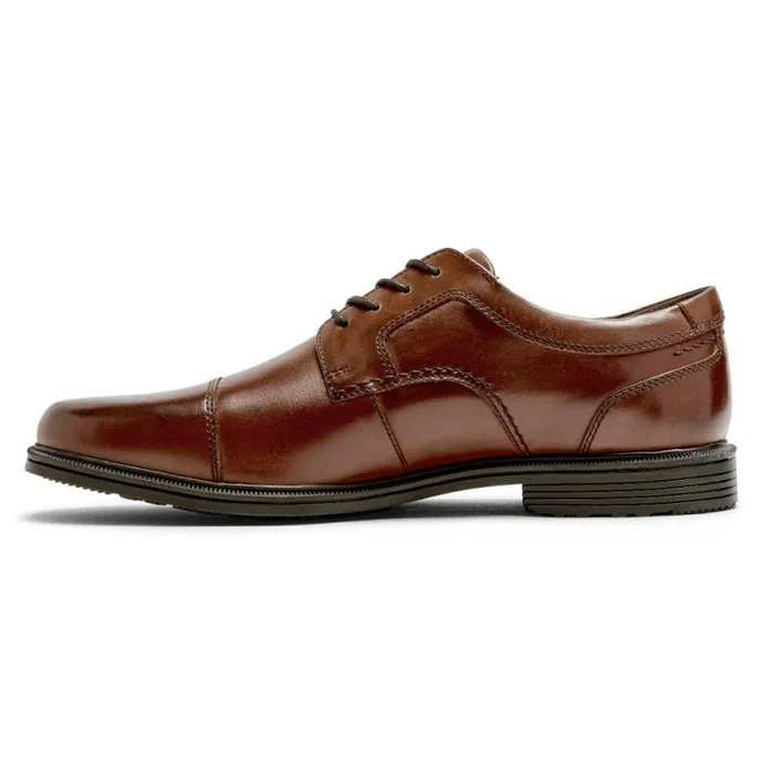 Men Rockport Oxfords and LaceUps Taylor Waterproof Cap Toe Oxford Tan