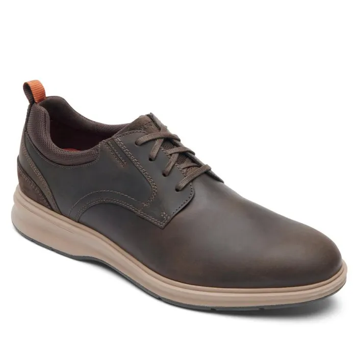 Men Rockport Oxfords and LaceUps Total Motion City Plain Toe Oxford Brown