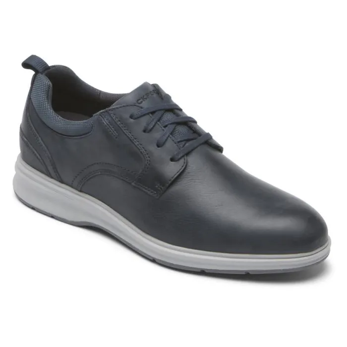Men Rockport Oxfords and LaceUps Total Motion City Plain Toe Oxford Navy Tumbled Men Rockport Oxfords and LaceUps Total Motion City Plain Toe Oxford Navy Tumbled