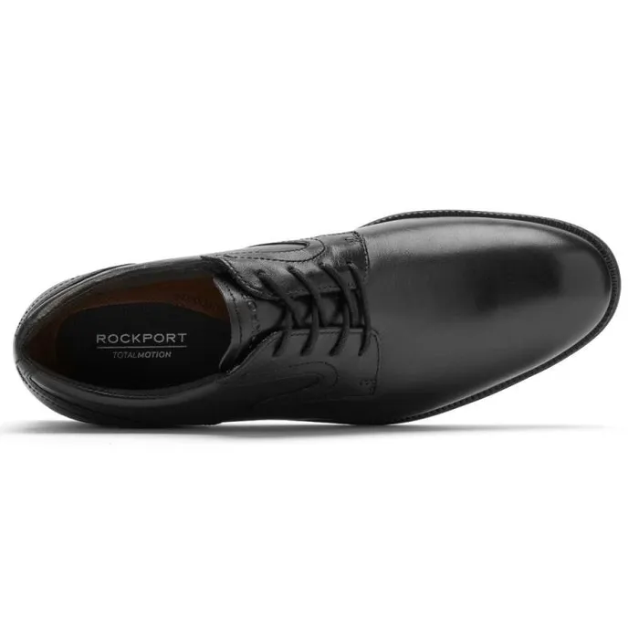 Men Rockport Oxfords and LaceUps Total Motion DresSport Plain Toe Oxford Black