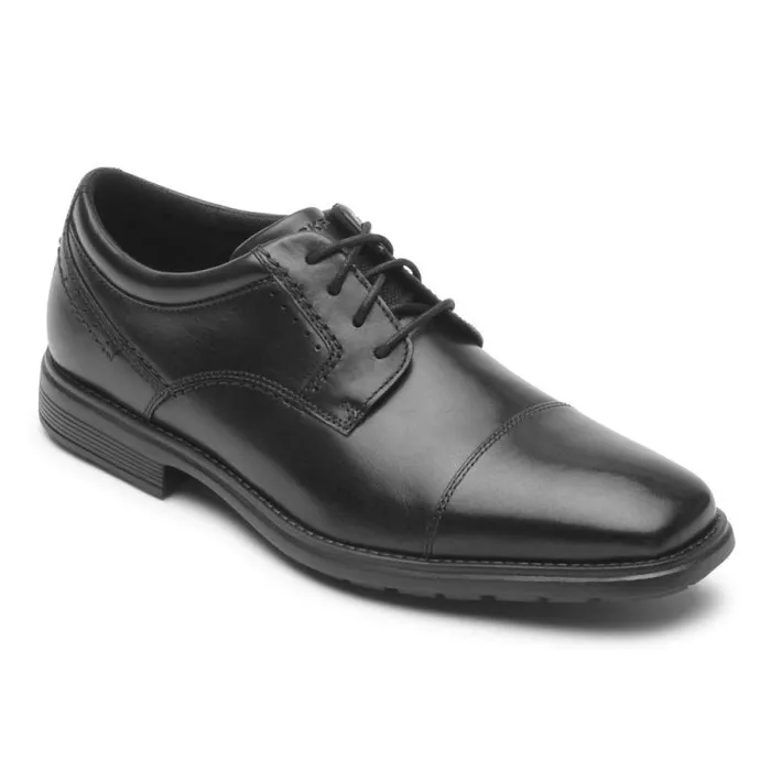 Men Rockport Oxfords and LaceUps Total Motion Next Gen Cap Toe Oxford Black