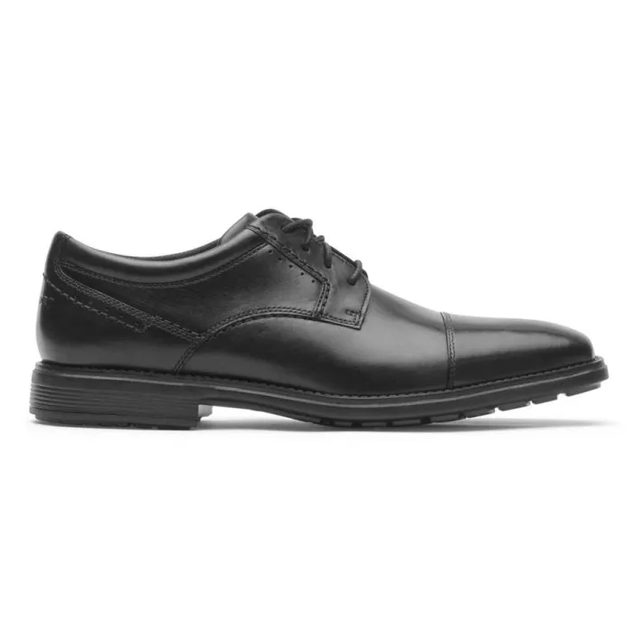 Men Rockport Oxfords and LaceUps Total Motion Next Gen Cap Toe Oxford Black