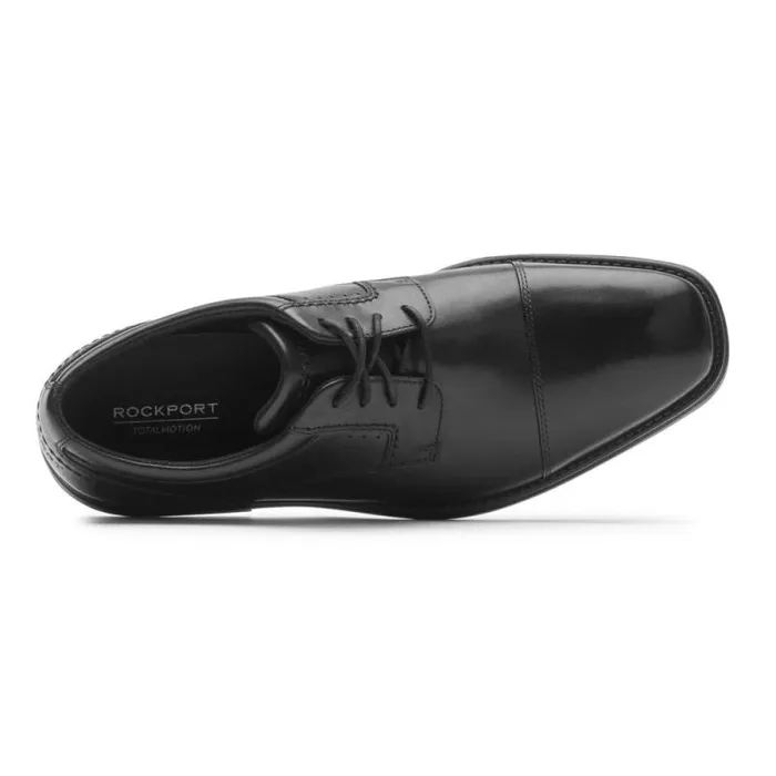 Men Rockport Oxfords and LaceUps Total Motion Next Gen Cap Toe Oxford Black