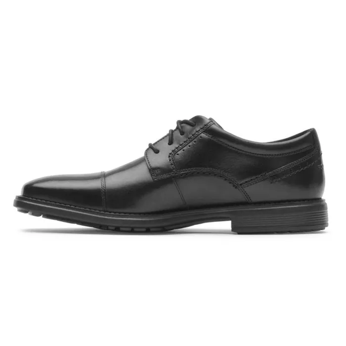 Men Rockport Oxfords and LaceUps Total Motion Next Gen Cap Toe Oxford Black