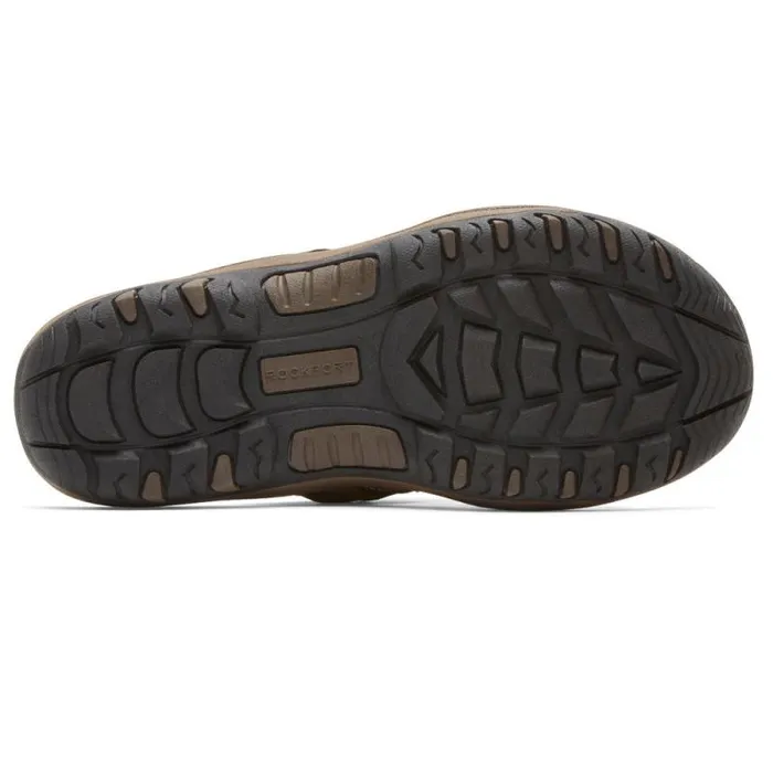 Men Rockport Sandals Hayes Slide Taupe