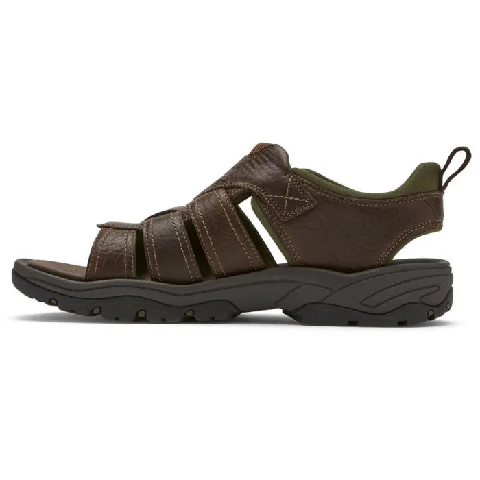 Men Rockport Sandals Springboro Rocklake Fisherman Sandal Brown