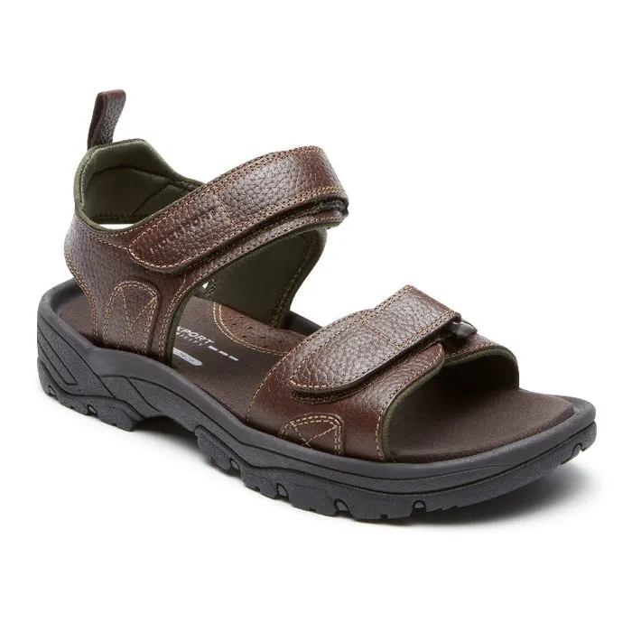 Men Rockport Sandals Springboro Rocklake Sandal Brown