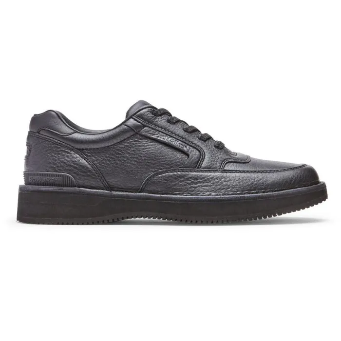 Men Rockport Sneakers ProWalker 9000 Limited Edition Casual Shoe Triple Black Lea