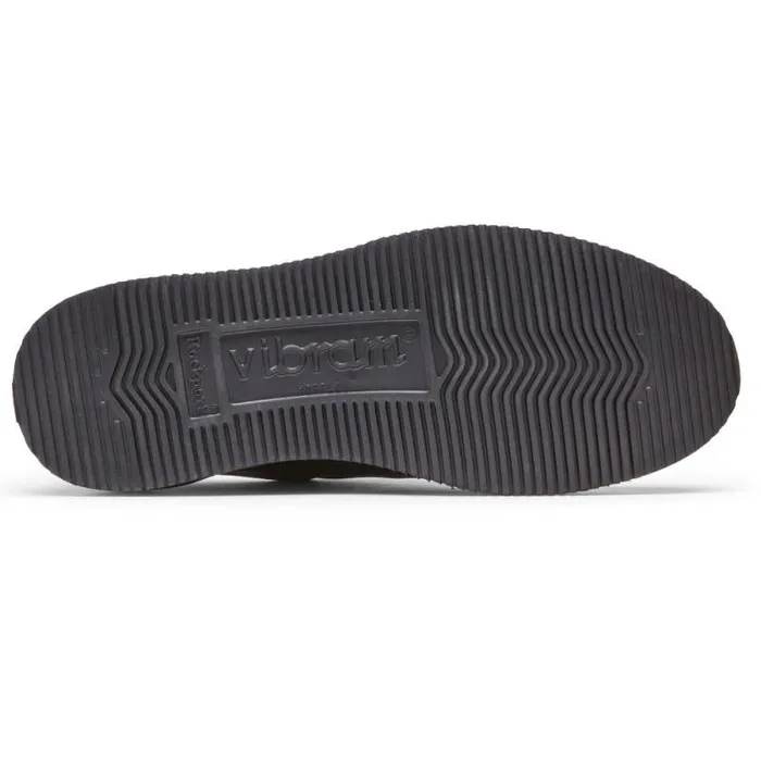 Men Rockport Sneakers ProWalker 9000 Limited Edition Casual Shoe Triple Black Lea