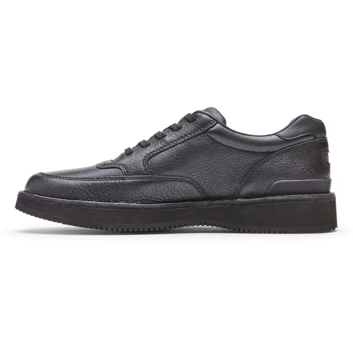 Men Rockport Sneakers ProWalker 9000 Limited Edition Casual Shoe Triple Black Lea