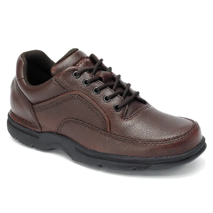 Men Rockport Sneakers Ridgefield Eureka LaceUp Brown
