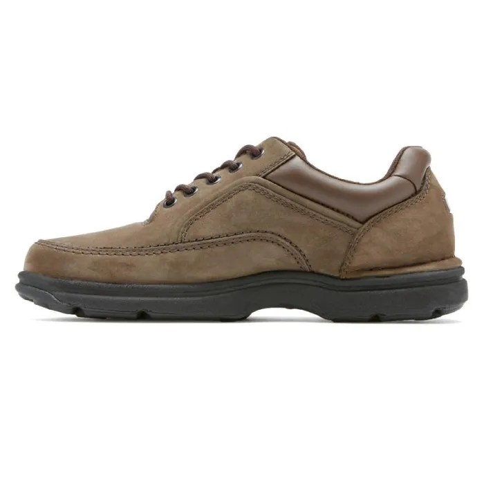 Men Rockport Sneakers Ridgefield Eureka LaceUp Chocolate Nubuck
