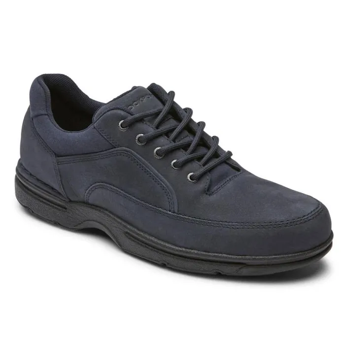 Men Rockport Sneakers Ridgefield Eureka LaceUp Navy Nbk