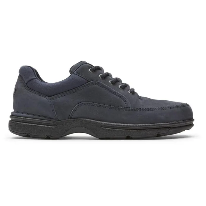 Men Rockport Sneakers Ridgefield Eureka LaceUp Navy Nbk