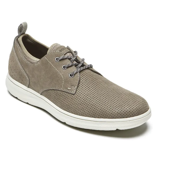 Men Rockport Sneakers Zaden Plain Toe Oxford Breen Perforated Nub