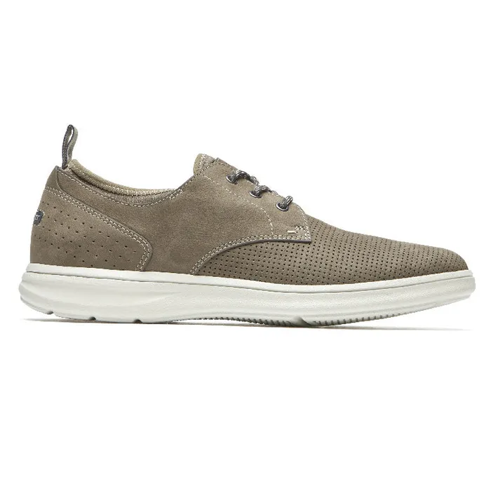 Men Rockport Sneakers Zaden Plain Toe Oxford Breen Perforated Nub