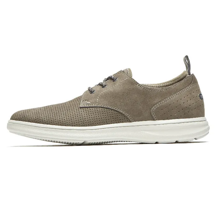Men Rockport Sneakers Zaden Plain Toe Oxford Breen Perforated Nub