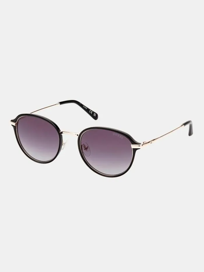 Men Round Sunglasses Model Black Guess Sunglasses
