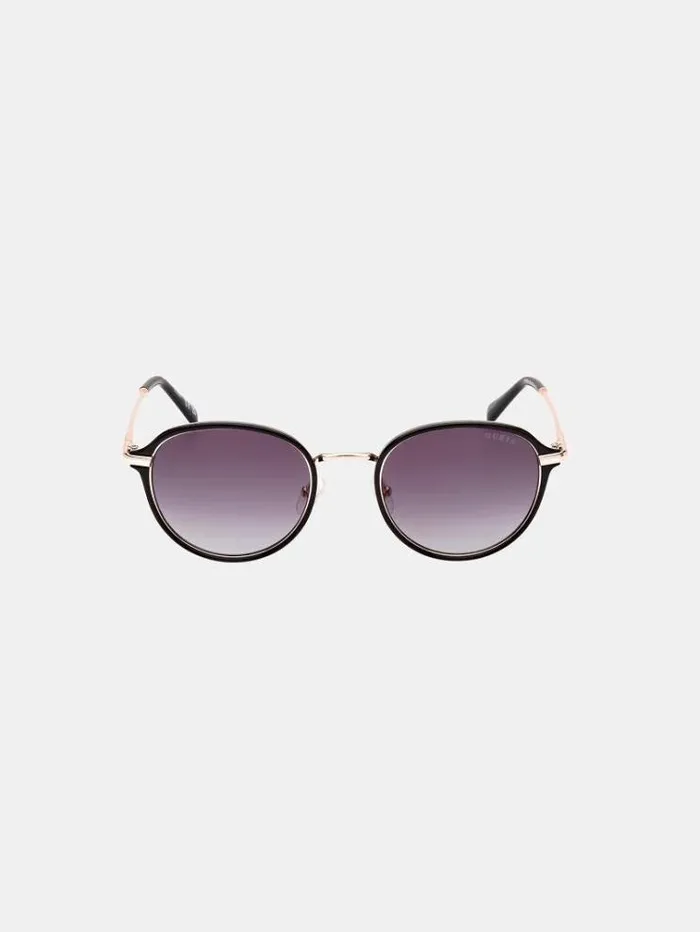 Men Round Sunglasses Model Black Guess Sunglasses