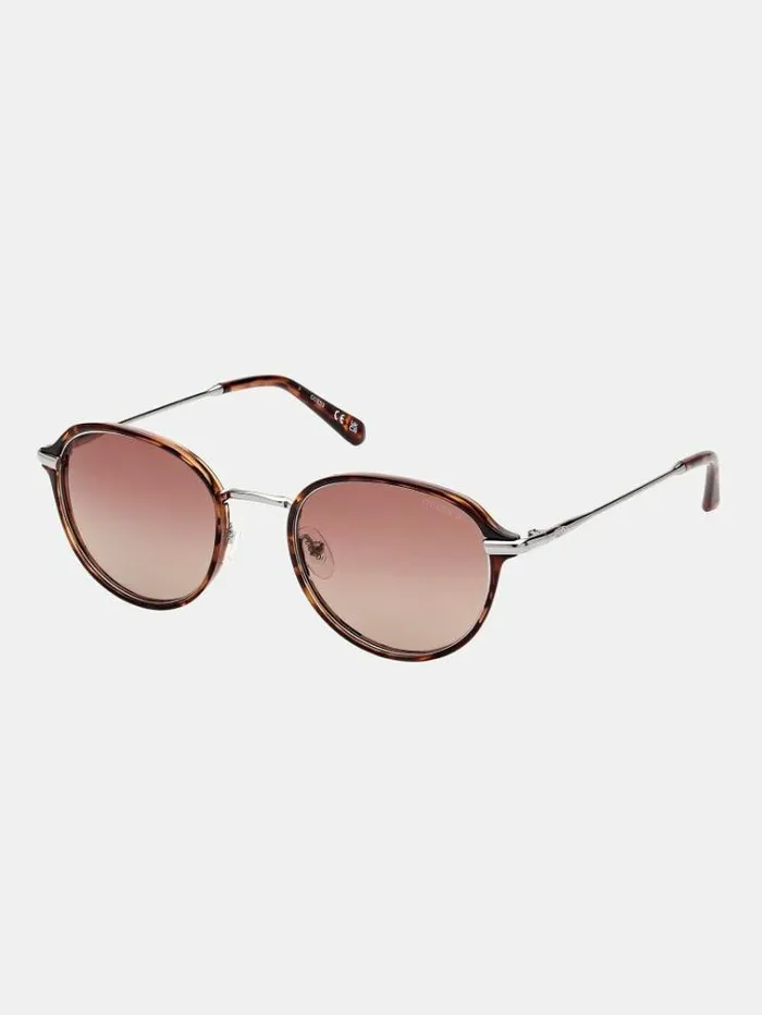 Men Round Sunglasses Model Multicolor Pattern Guess Sunglasses