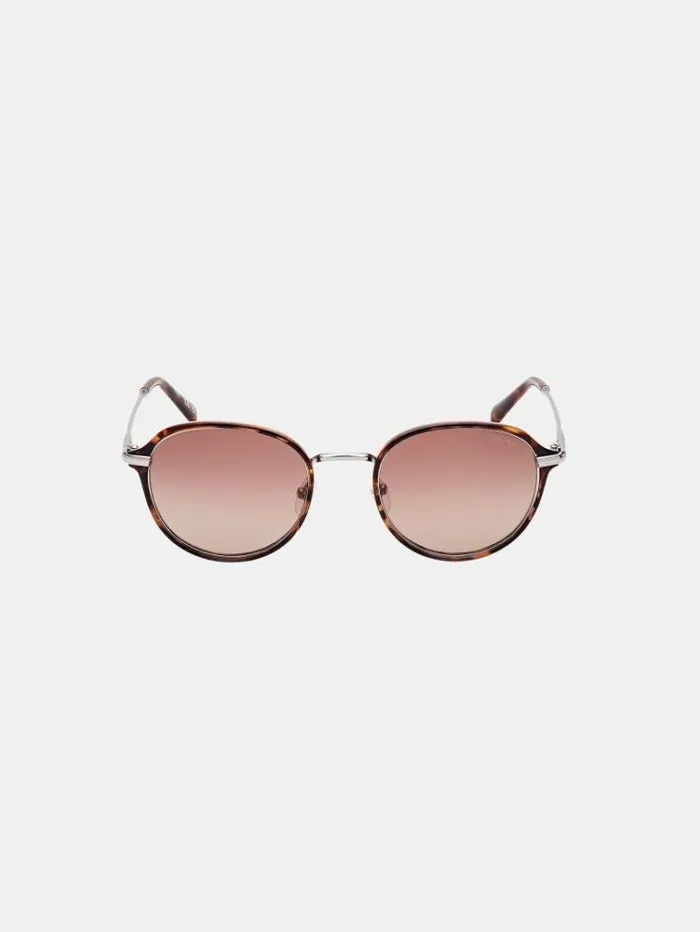 Men Round Sunglasses Model Multicolor Pattern Guess Sunglasses