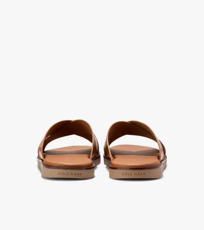 Men Sandals Cole Haan Nantucket Cross Strap Sandals British Tandark Latte