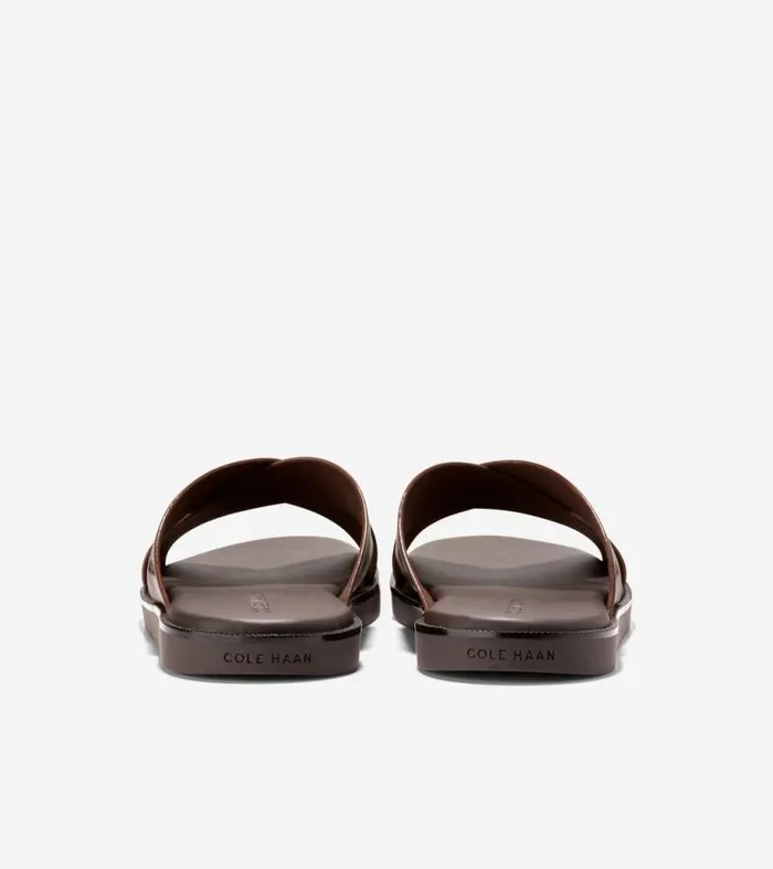 Men Sandals Cole Haan Nantucket Cross Strap Sandals Woodbury Brownjava