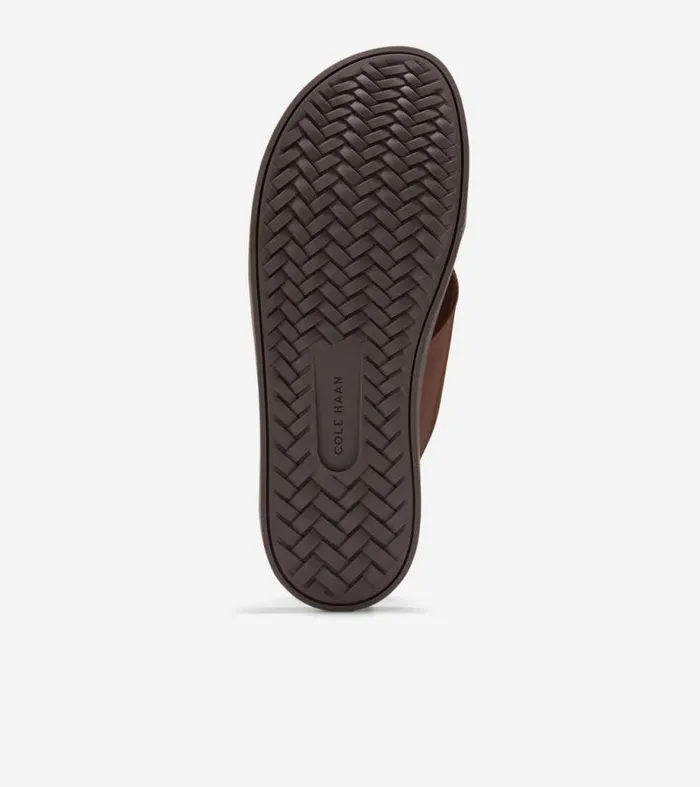 Men Sandals Cole Haan Nantucket Cross Strap Sandals Woodbury Brownjava