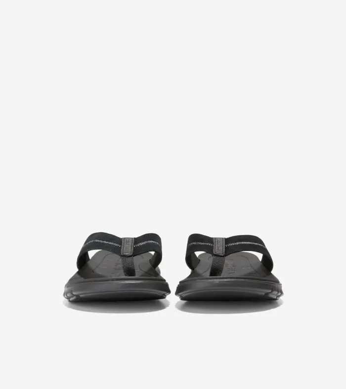 Men Sandals Cole Haan ZERGRAND Thong Sandal Black