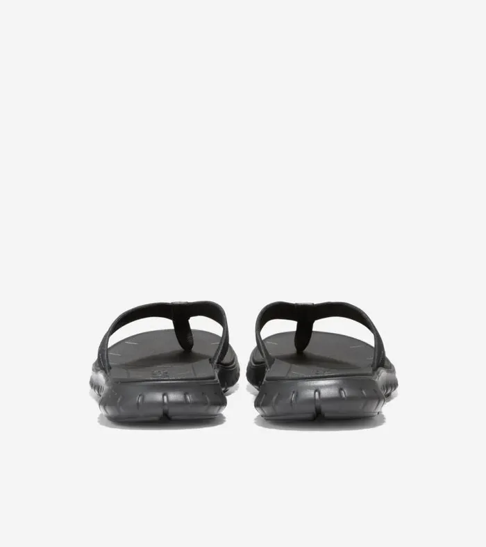 Men Sandals Cole Haan ZERGRAND Thong Sandal Black