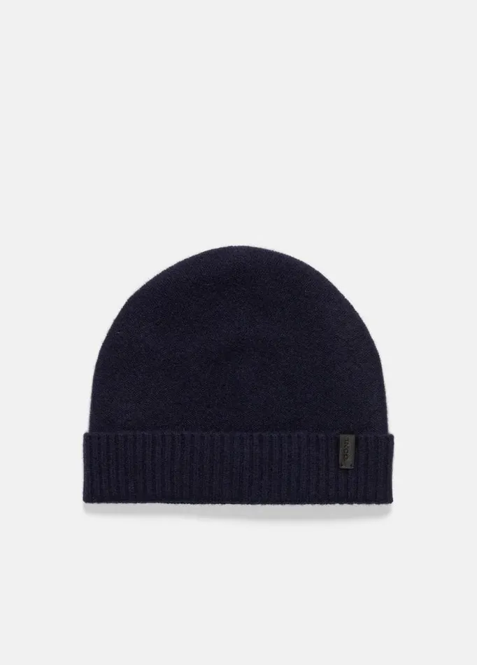 Men Scarves Hats and Gloves Vince Plush Cashmere ReverseKnit Cuffed Hat Coastal Blue Men Scarves Hats and Gloves Vince Plush Cashmere ReverseKnit Cuffed Hat Coastal Blue