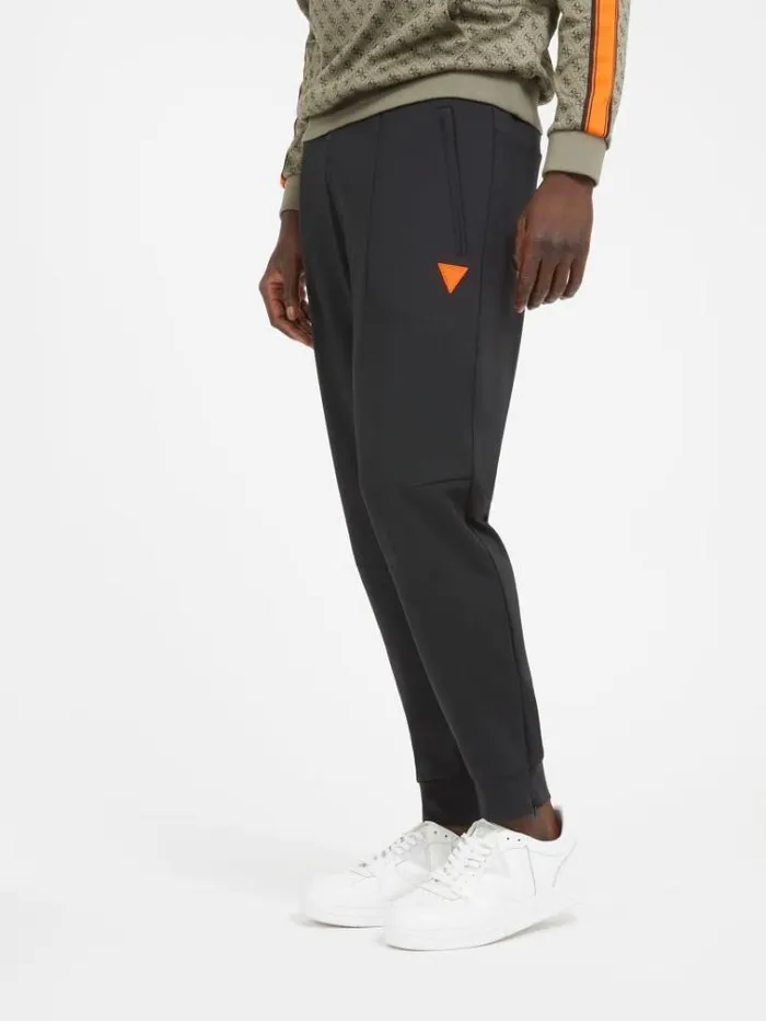 Men Scuba Jogger Pants Black Guess Trousers