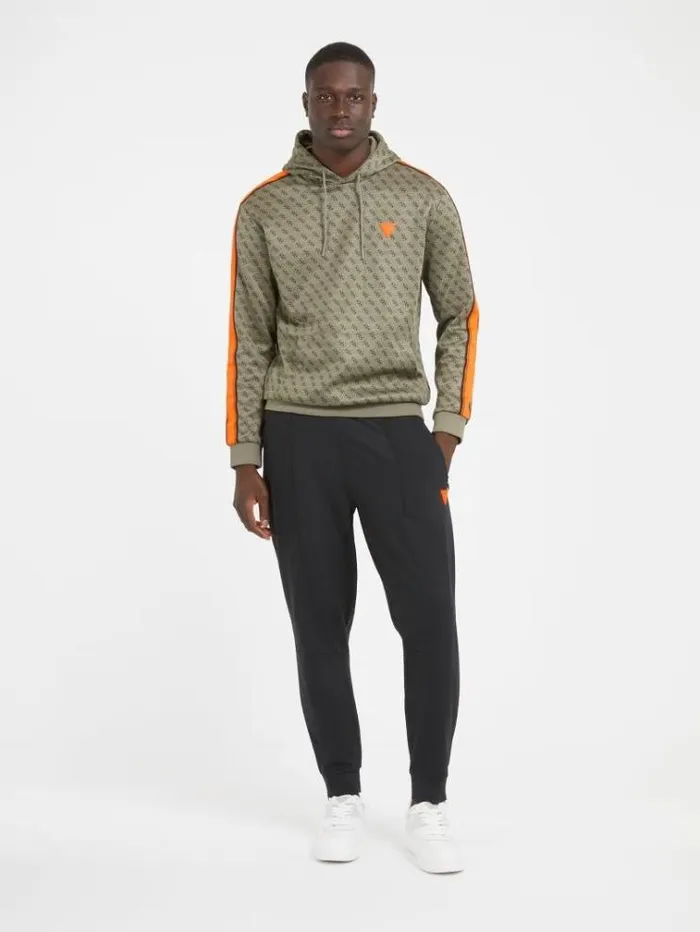 Men Scuba Jogger Pants Black Guess Trousers